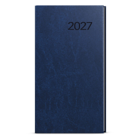 Týdenní diář 2027 Jakub Vivella kapesní - modrá