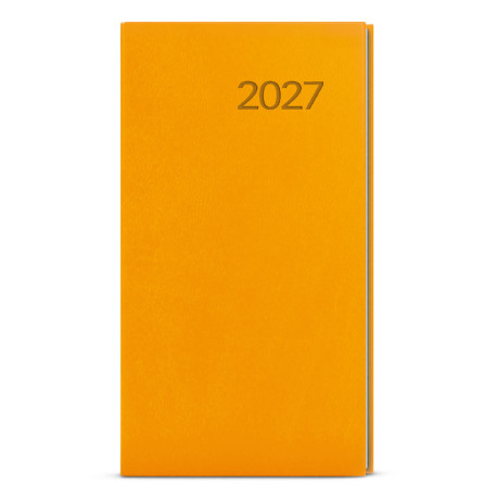 Týdenní diář 2027 Jakub Vivella kapesní - okrová 