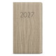 Týdenní diář 2027 Jakub Wood kapesní - světle hnědá