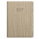 Denní diář 2027 Ctirad s výsekem Wood A5 - světle hnědá