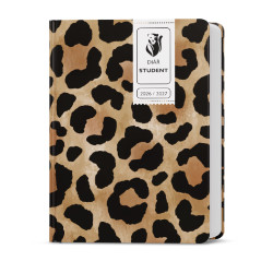 Týdenní diář 2027 Student Lamino kapesní - Leopard
