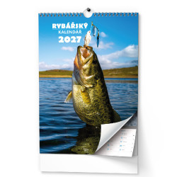 Nástěnný kalendář 2027 Rybářský kalendář  