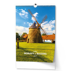 Nástěnný kalendář 2027 Krásy Moravy a Slezska 