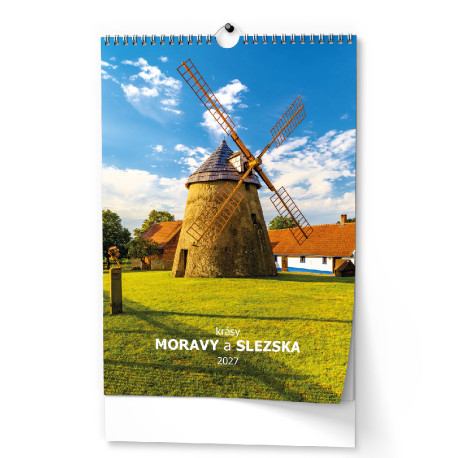 Nástěnný kalendář 2027 Krásy Moravy a Slezska 