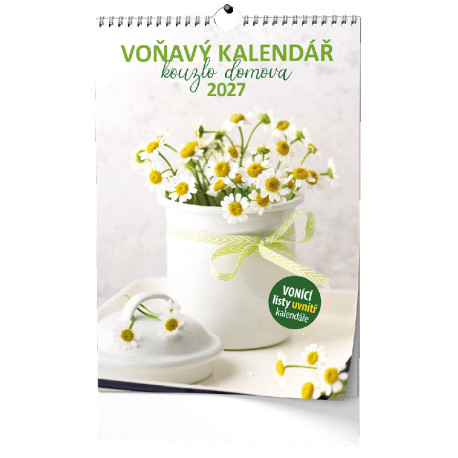 Nástěnný kalendář 2027 Voňavý kalendář Kouzlo domova 