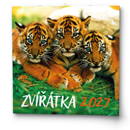 Nástěnný kalendář 2027 Zvířátka