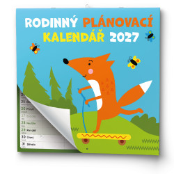 Nástěnný kalendář 2027 Rodinný plánovací kalendář 