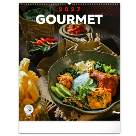 Nástěnný kalendář 2027 Gourmet