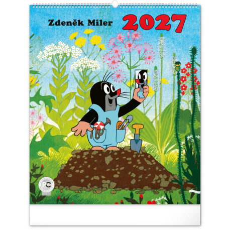 Nástěnný kalendář 2027 Krteček