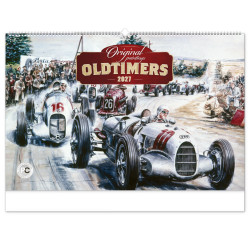 Nástěnný kalendář 2027 Oldtimers - Václav Zapadlík