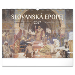Nástěnný kalendář 2027 Slovanská epopej - Alfons Mucha