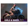 Nástěnný kalendář 2027 Girls & Bikes