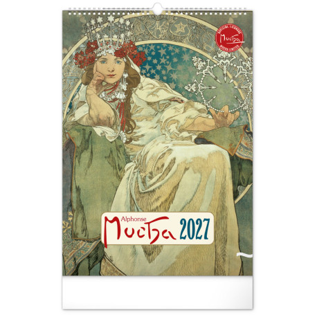 Nástěnný kalendář 2027 Alfons Mucha