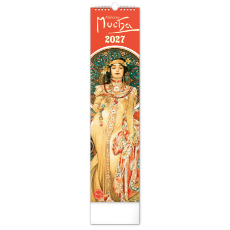 Nástěnný kalendář 2027 Kravata - Alfons Mucha 