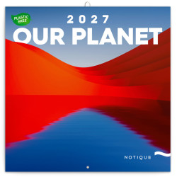 Nástěnný poznámkový kalendář 2027 Naše Planeta