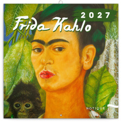 Nástěnný poznámkový kalendář 2027 Frida Kahlo