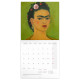 Nástěnný poznámkový kalendář 2027 Frida Kahlo
