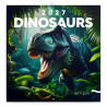 Nástěnný poznámkový kalendář 2027 Dinosauři