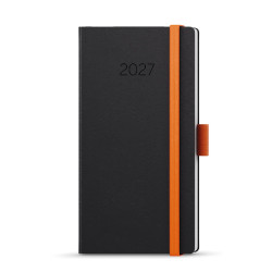 Týdenní diář 2027 Jakub Nora kapesní - oranžová