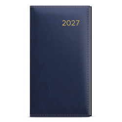 Týdenní diář 2027 Jakub Premier kapesní - modrá