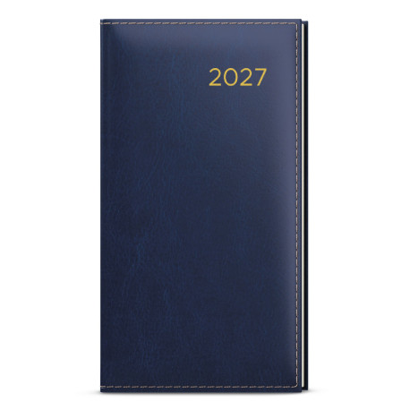 Týdenní diář 2027 Jakub Premier kapesní - modrá