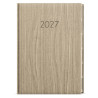 Týdenní diář 2027 Oskar Wood A5 - světle hnědá