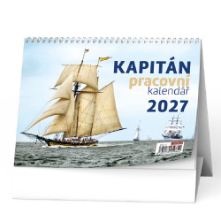 Stolní kalendář 2027 Kapitán