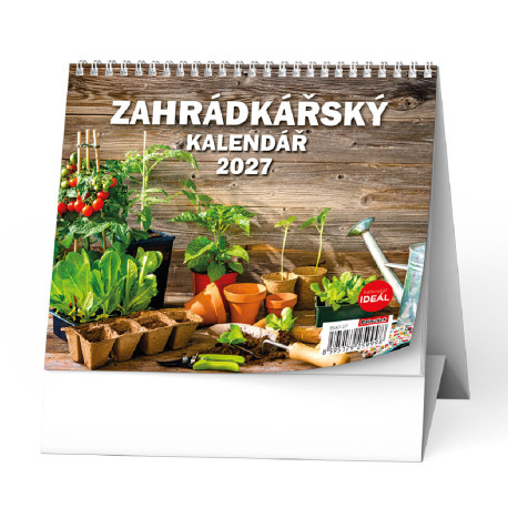 Stolní kalendář 2027 IDEÁL - Zahrádkářský kalendář