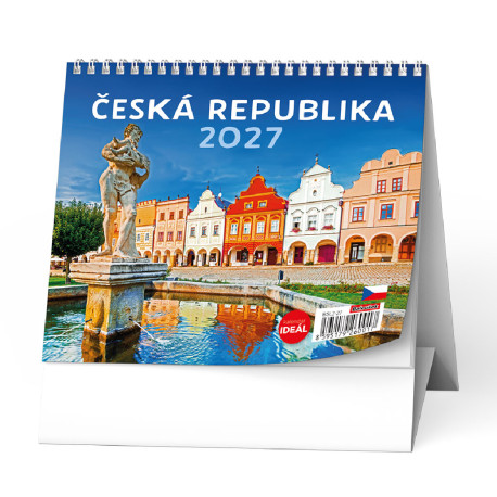 Stolní kalendář 2027 IDEÁL - Česká republika