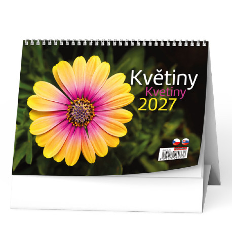 Stolní kalendář 2027 Květiny
