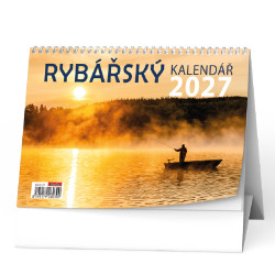 Stolní kalendář 2027 Rybářský kalendář