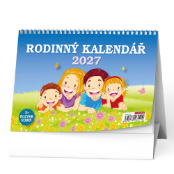 Stolní kalendář 2027 Rodinný kalendář