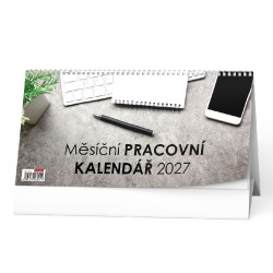 Stolní kalendář 2027 Měsíční pracovní kalendář