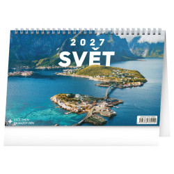 Stolní kalendář 2027 Svět