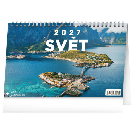 Stolní kalendář 2027 Svět