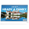 Stolní kalendář 2027 Hrady a zámky
