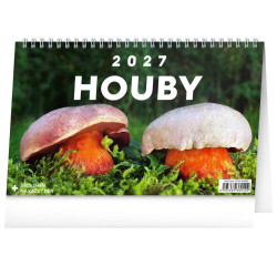 Stolní kalendář 2027 Houby