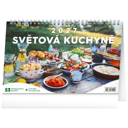 Stolní kalendář 2027 Světová kuchyně