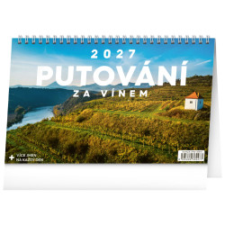 Stolní kalendář 2027 Putování za vínem