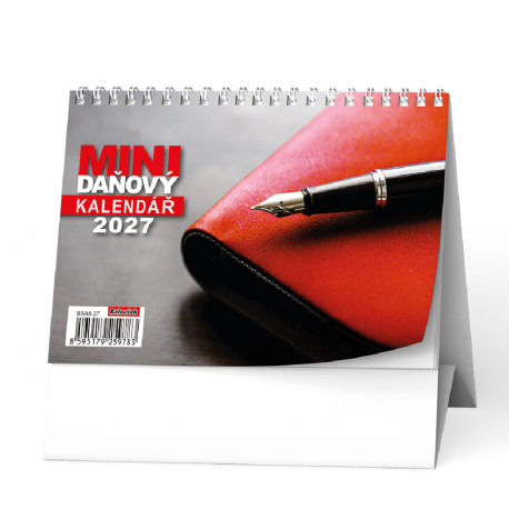 Stolní kalendář 2027 MINI daňový kalendář 