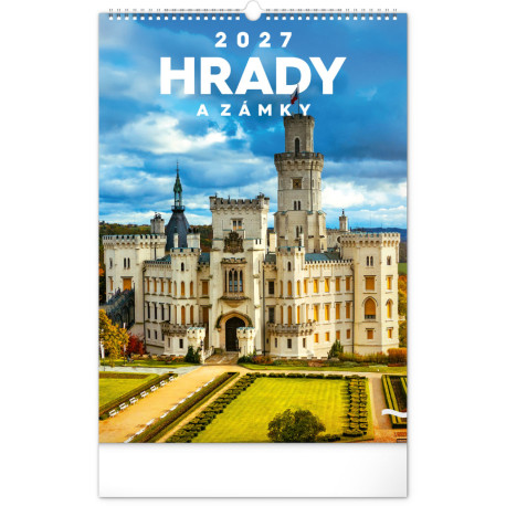Nástěnný kalendář 2027 Hrady a zámky