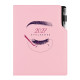 Diář DESIGN denní B6 2027 - světle růžová - Kosmetický Eyelashes