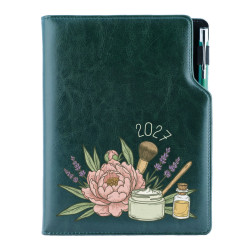 Diář DESIGN denní B6 2027 - zelená - Rituals