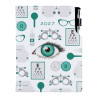 Diář DESIGN denní B6 2027 - bílá - Oční