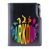 Diář DESIGN týdenní speciál A5 2027 - černá - Parkour