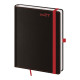 Týdenní diář B6 2027 Black Red 