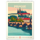 Nástěnný kalendář 2027 Vintage plakáty - Světová města