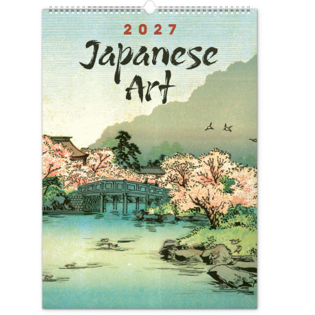 Nástěnný kalendář 2027 Vintage plakáty - Japonské umění