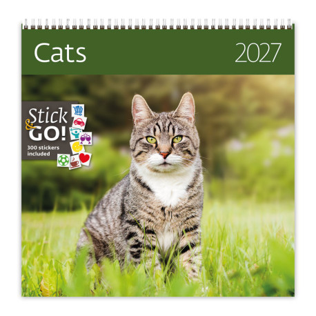 Nástěnný kalendář 2027 - Cats