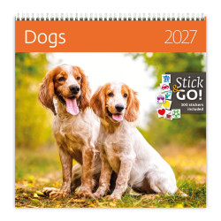 Nástěnný kalendář 2027 - Dogs